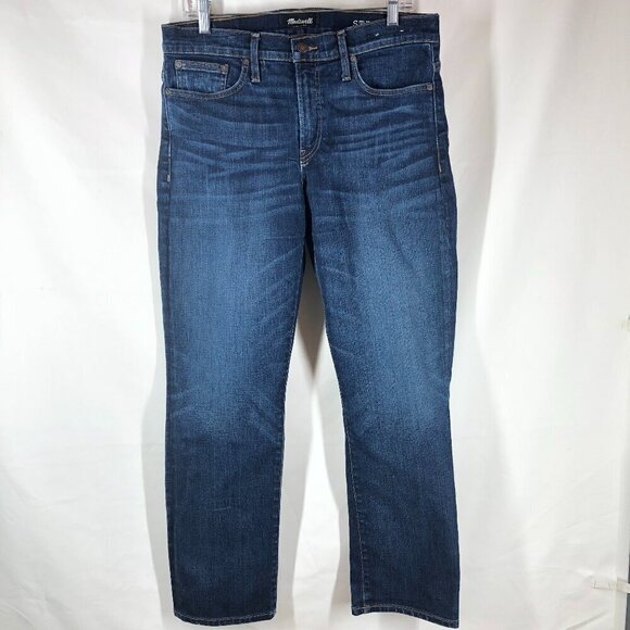 Madewell Other - Madewell Dark Wash Straight Leg Jeans Size 33 X 30